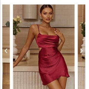 BRAND NEW Selfie Leslie Red Dress